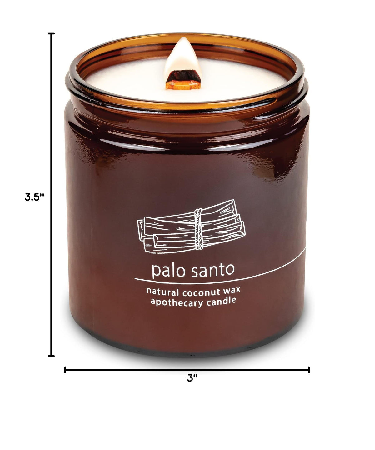 16 oz Wood Wick Candle T7787