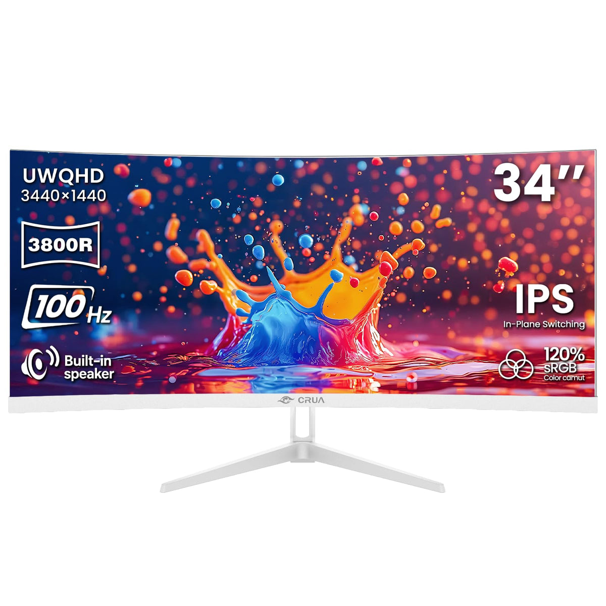 34 Inch 21:9 UWQHD 100Hz IPS Ultrawide Curved Monitor K52417