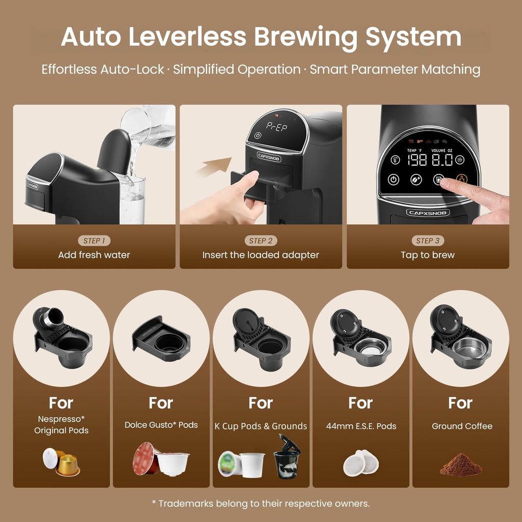 5-in-1 Coffee Maker & Machine T242111