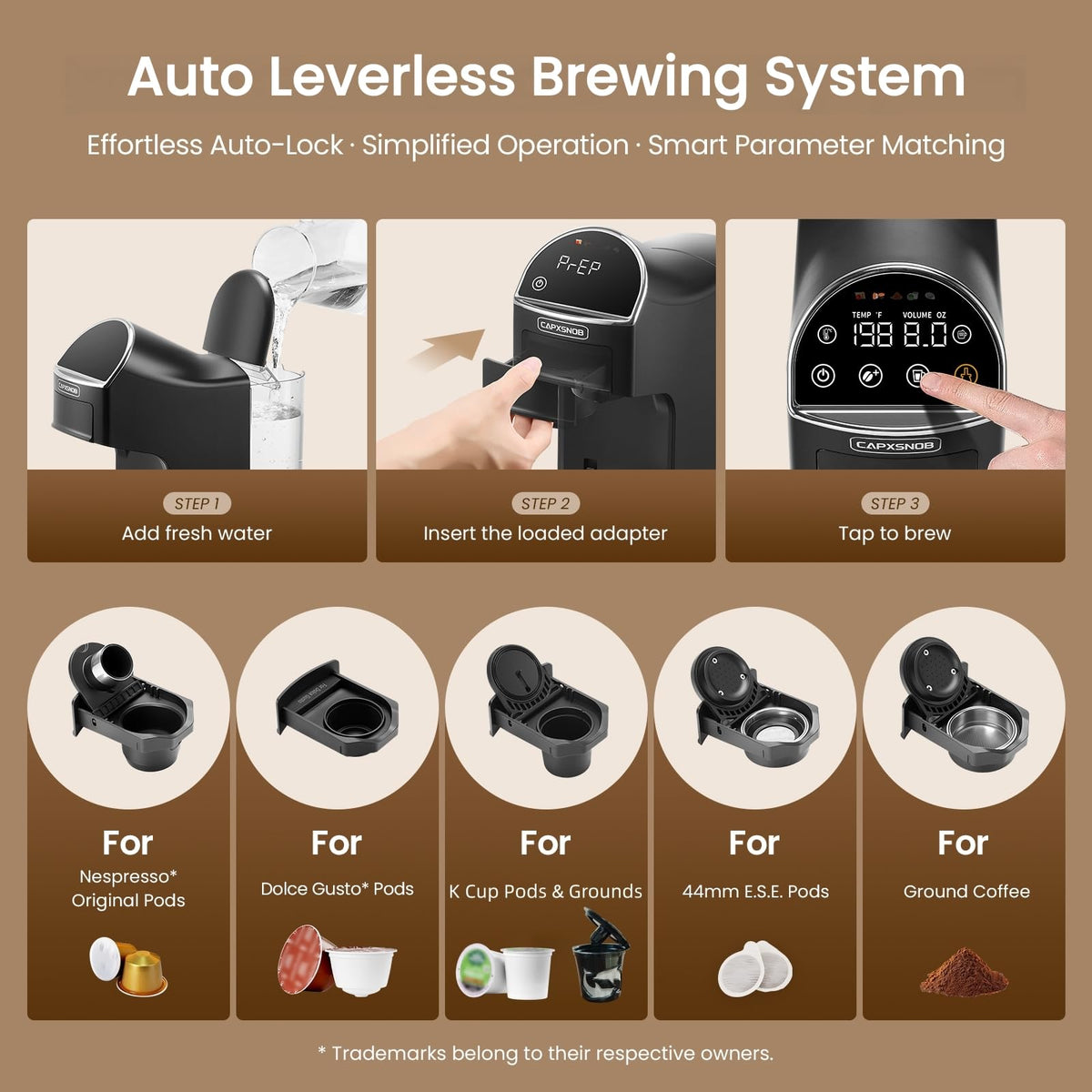 5-in-1 Coffee Maker & Machine T242111