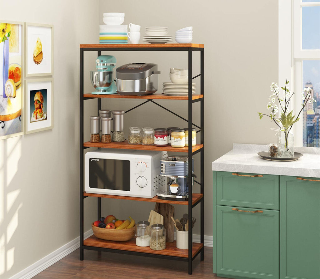 5 Tier Heavy Duty Freestanding Bookcase O492047