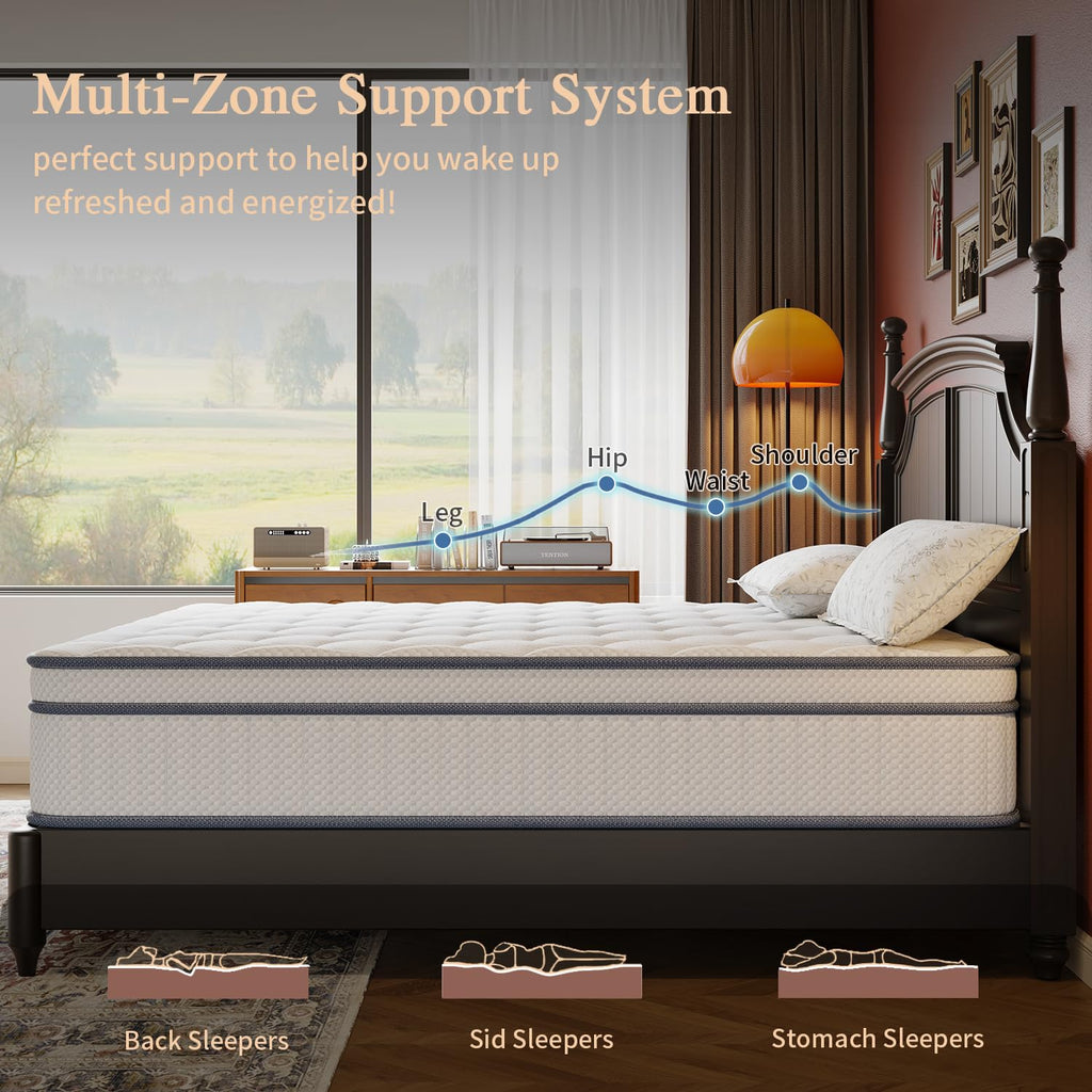 Full Size 14 Inch Innerspring Hybrid Mattress P940674