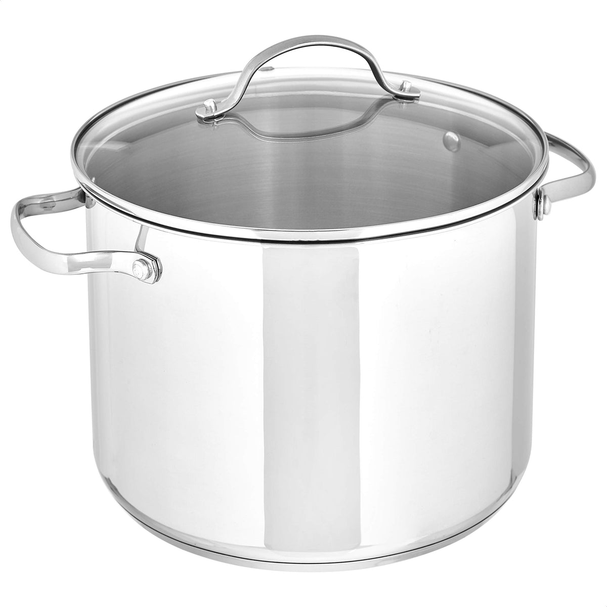 Stainless Steel 8 Quart Stock Pot with Glass Lid Z172616