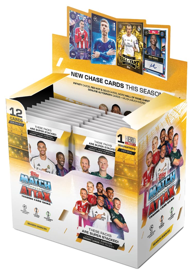 Match Attax 2025/26 Full Box 32 Packets R6697