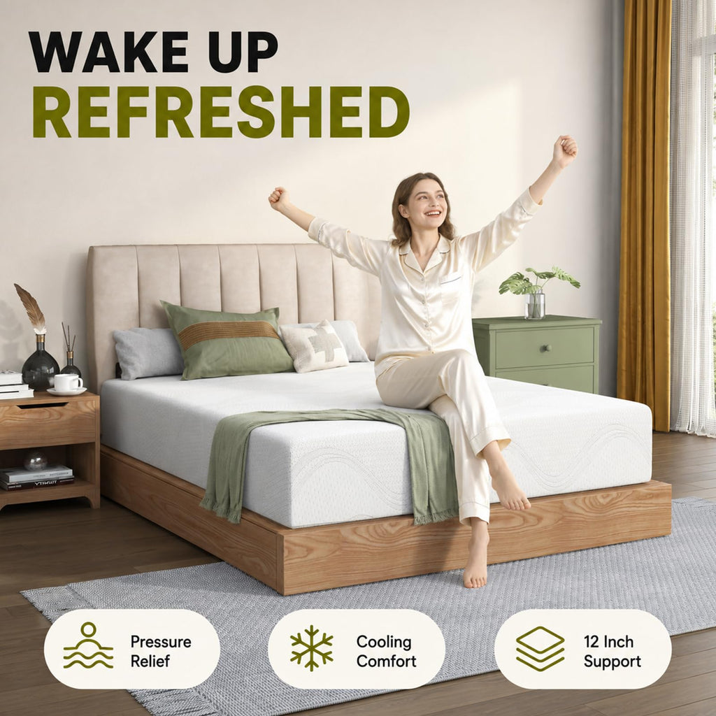 6 Inch Twin Memory Foam Mattress B603419