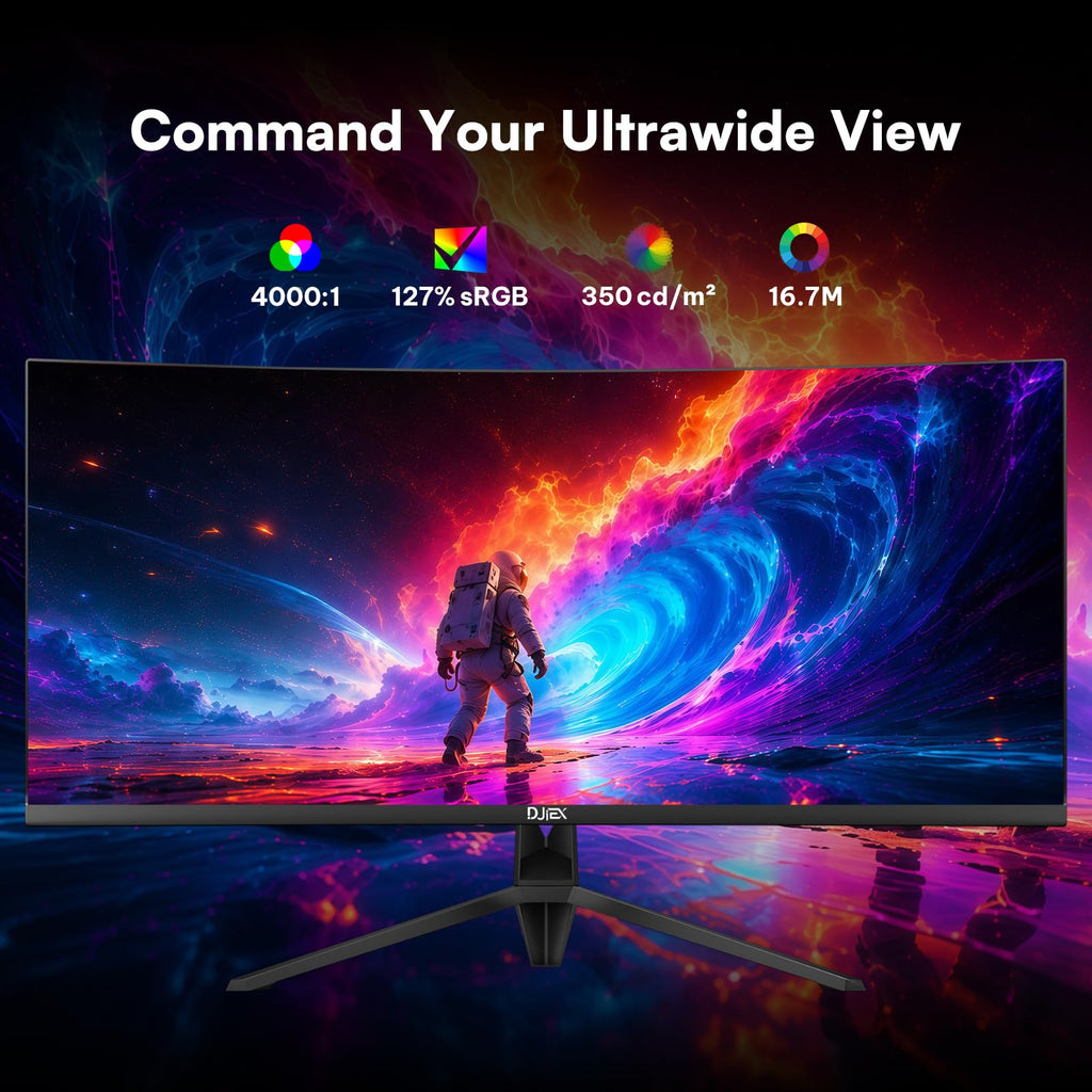 34 Inch Ultrawide Curved Gaming Monitor WQHD 165Hz 1500R R2834
