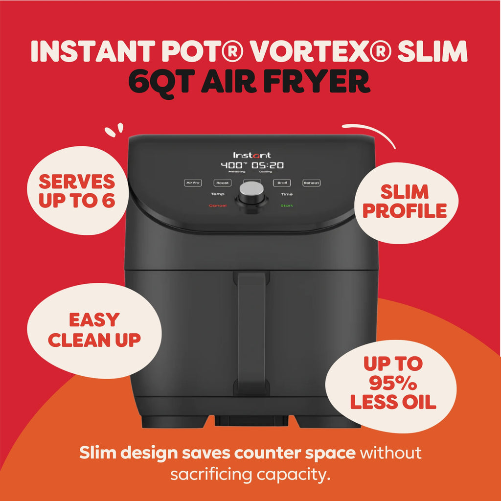 6QT Nonstick Dishwasher-Safe Air Fryer X180389