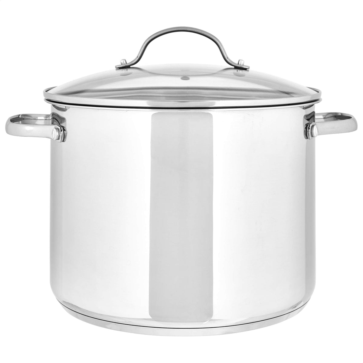 Stainless Steel 8 Quart Stock Pot with Glass Lid Z172616