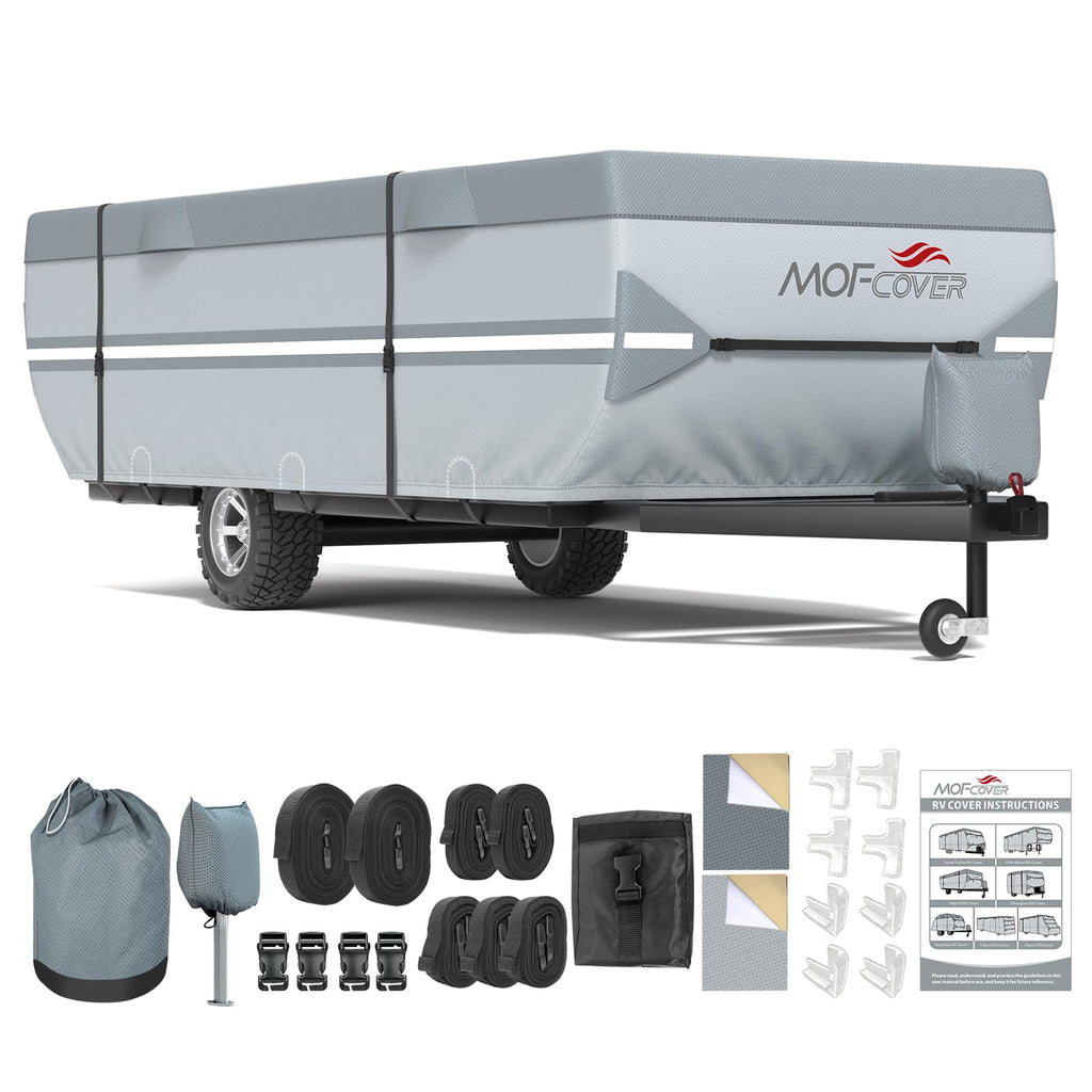 9 Layers Rip-Stop 14-16ft Pop Up Camper Cover K430522