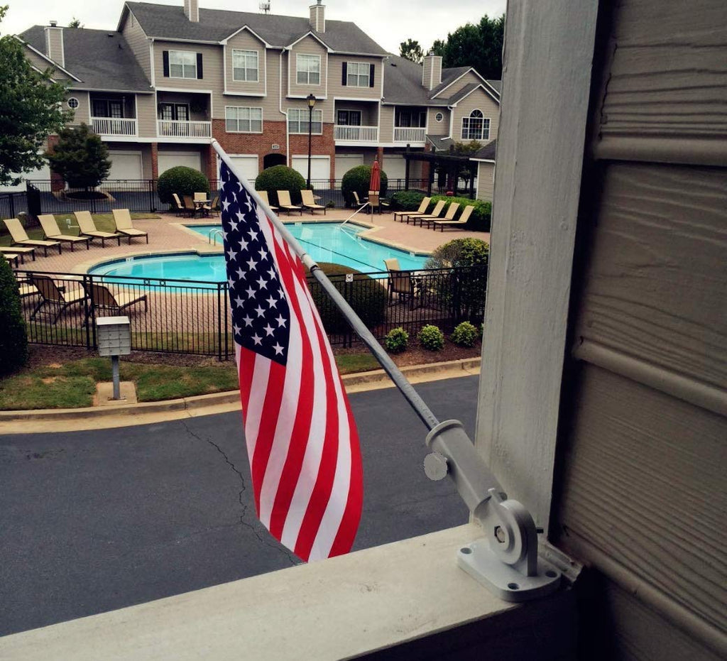 1 Inch Aluminum Wall Mount Flag Pole Bracket X7770