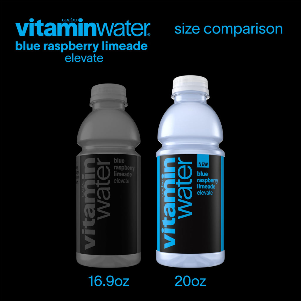 Blue Raspberry Limeade Nutrient Enhanced Water Beverage 20 oz 12 pack S685383
