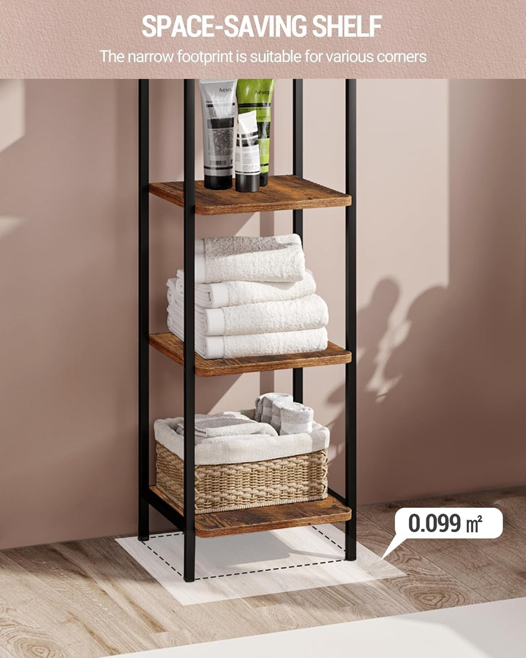 Narrow Industrial Bookcase I938920