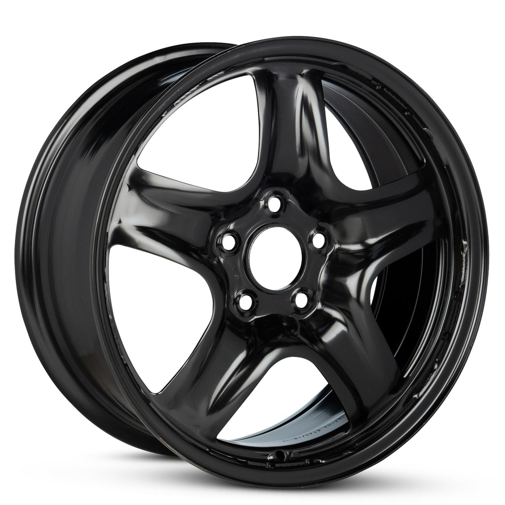 17 Inch Painted Black Car Wheel T5137