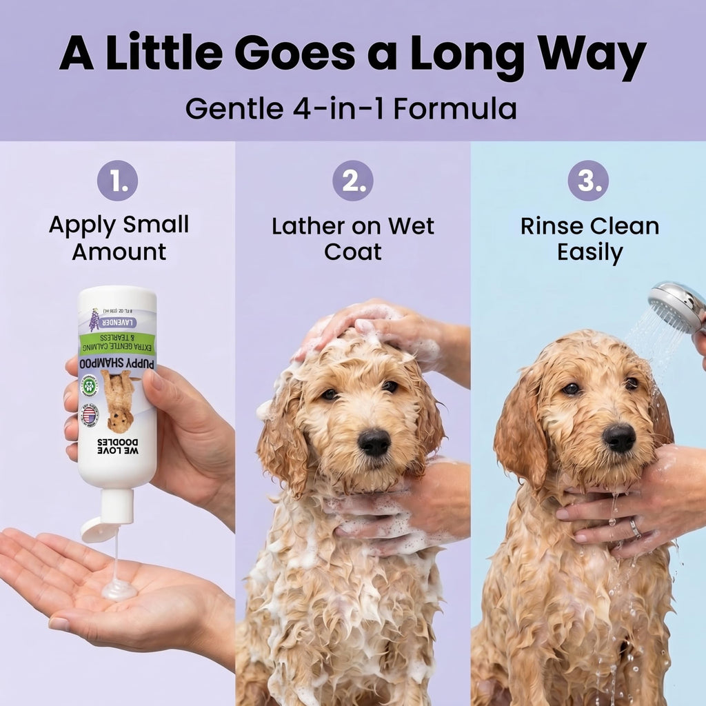 Tearless Hypoallergenic Puppy Shampoo & Conditioner 8 oz J213