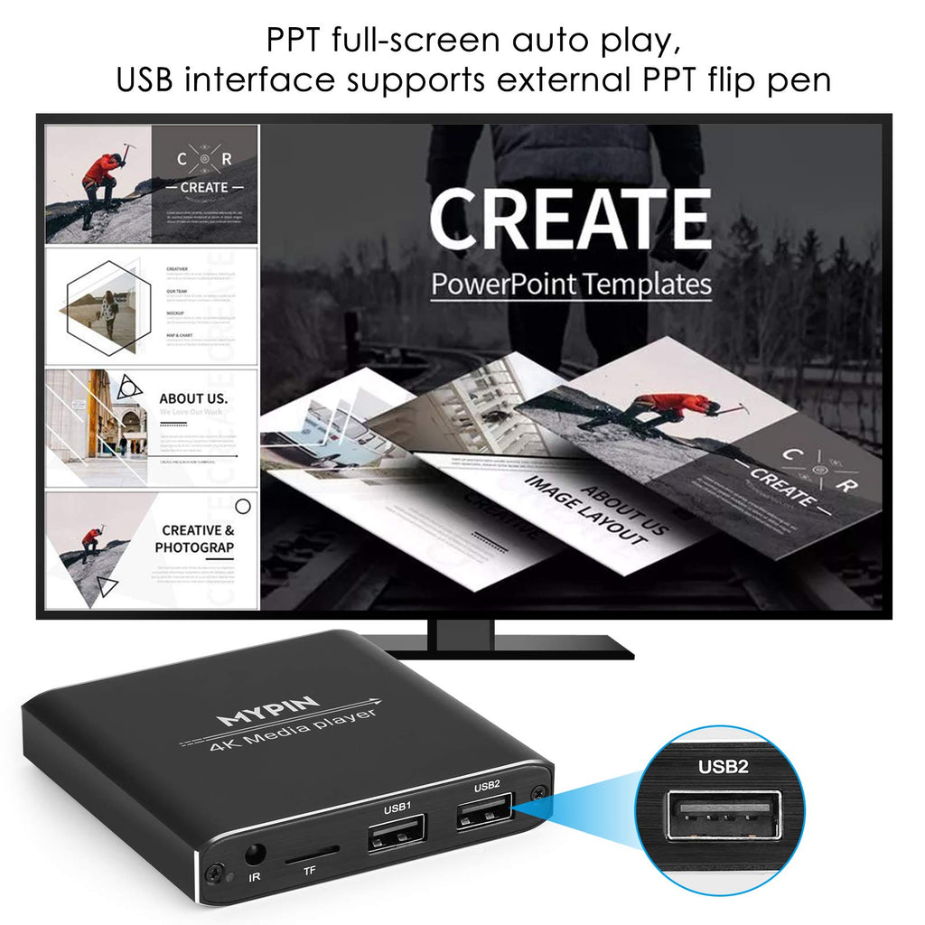 4K Media Player with Remote Control R6228