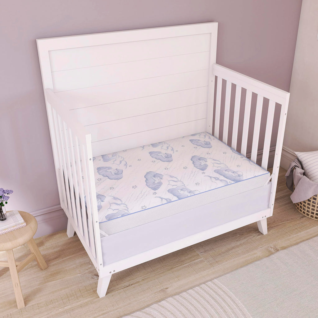 2-in-1 Breathable Inner Spring Portable Crib Mattress E587