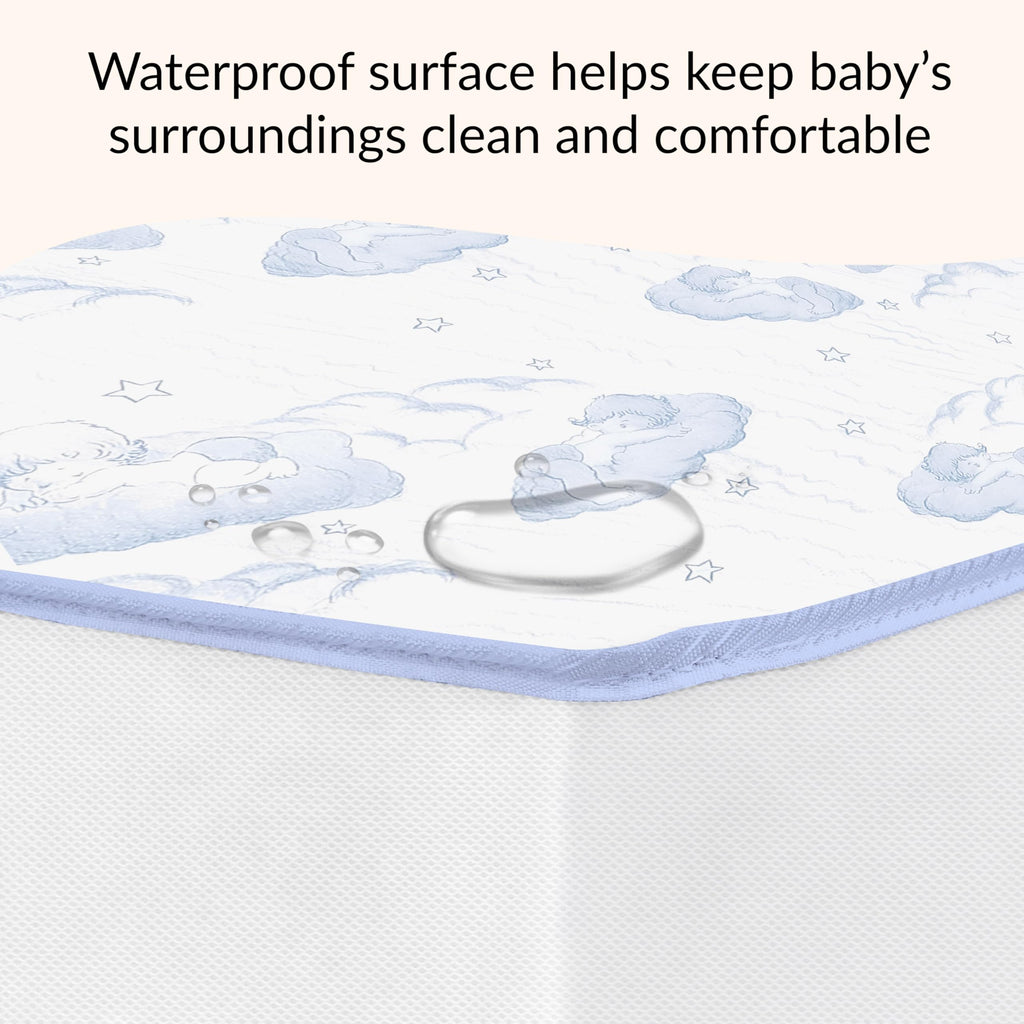 2-in-1 Breathable Inner Spring Portable Crib Mattress E587