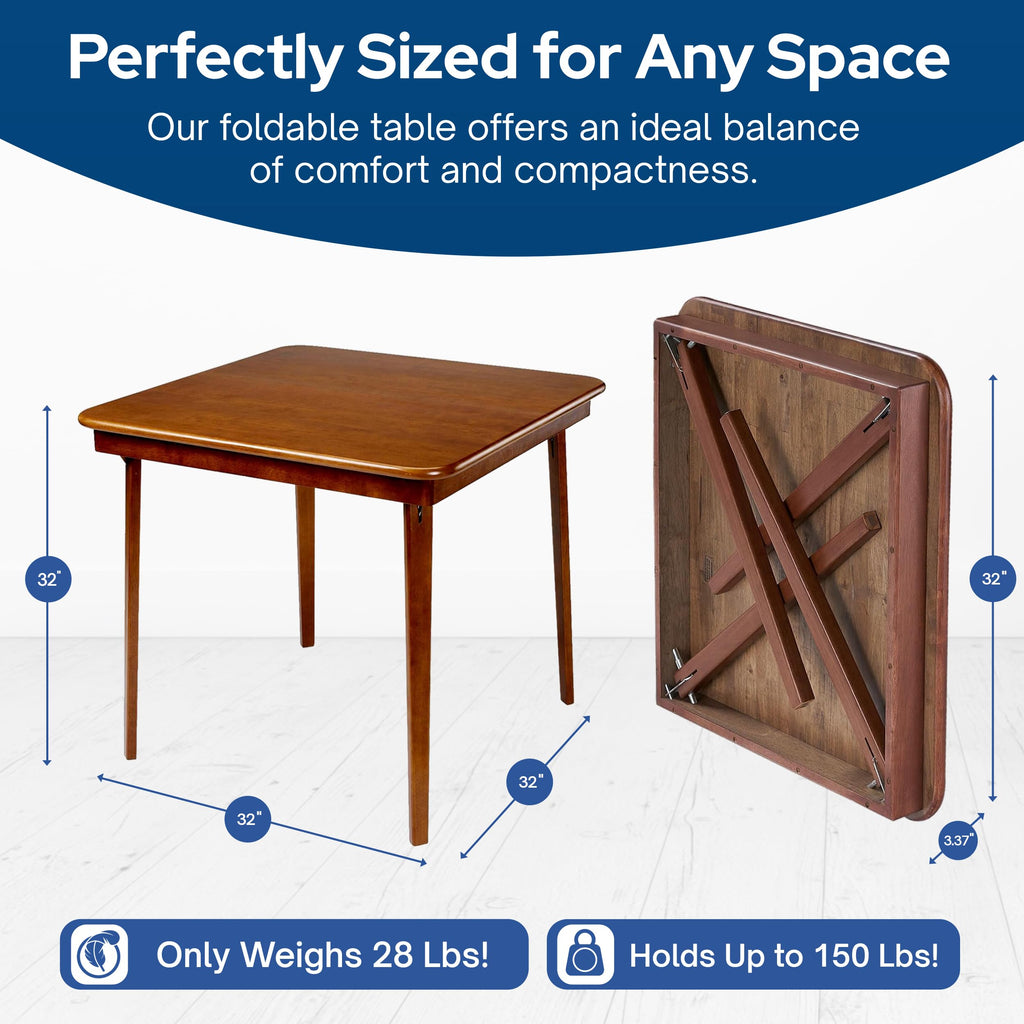 Fruitwood Wood Folding Table P283