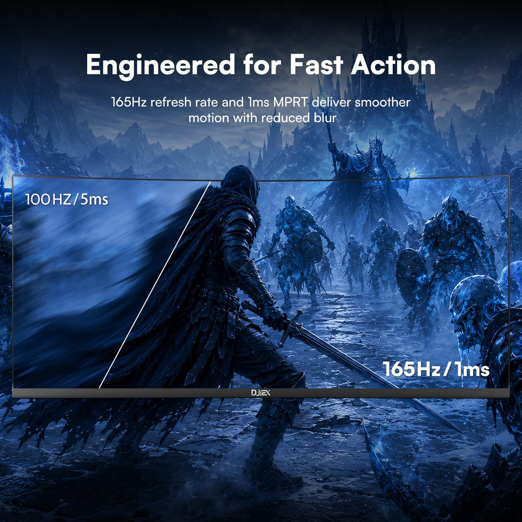 34 Inch Ultrawide Curved Gaming Monitor WQHD 165Hz 1500R R2834