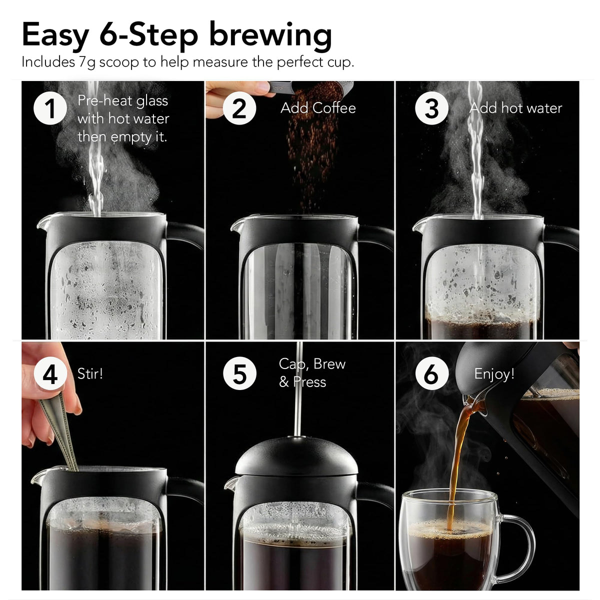 12oz French Press Coffee Maker S78240