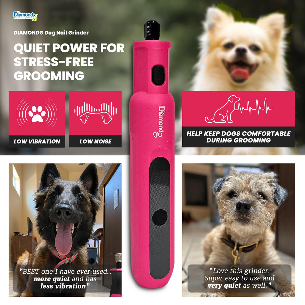 Pink Dog Nail Grinder with LED Light A120509