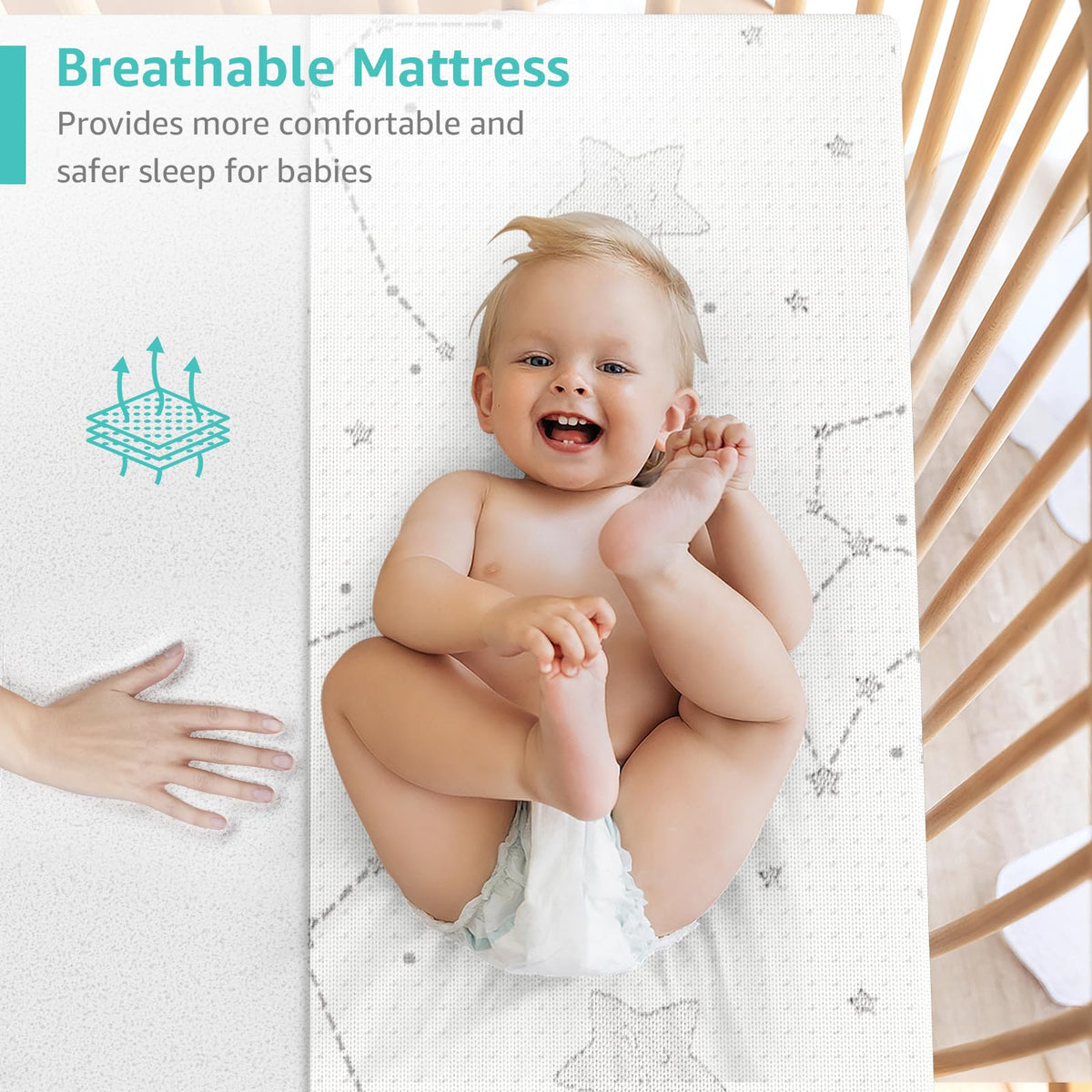 38x26 Waterproof Pack and Play Mattress Pad 2 Pack V3544
