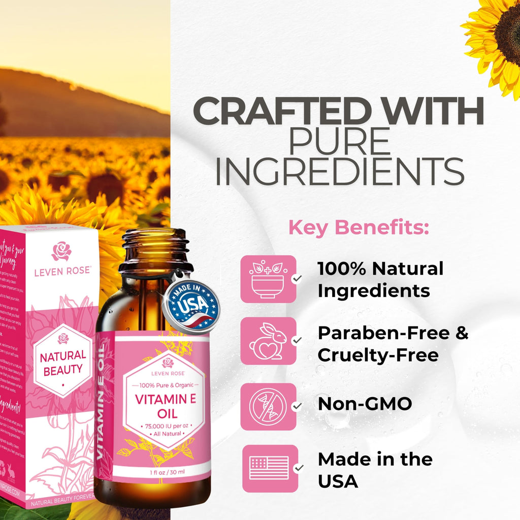 100% Natural Organic Vitamin E Oil 1 oz O27319