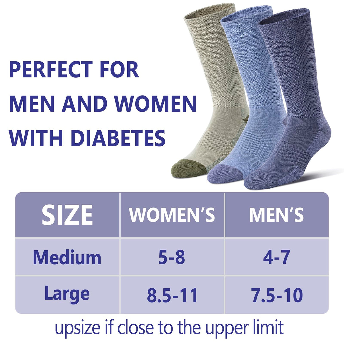 Viscose from Bamboo Crew Socks, 3 Pairs T189809