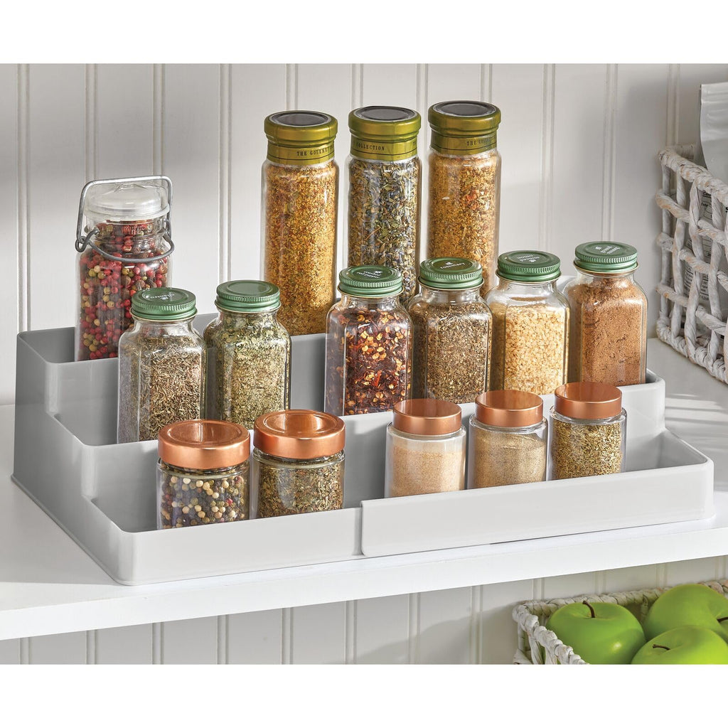 Plastic Expandable 3-Tier Shelf Rack Organizer T9436