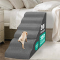 6-Step Grey Foam Dog Stairs J1669