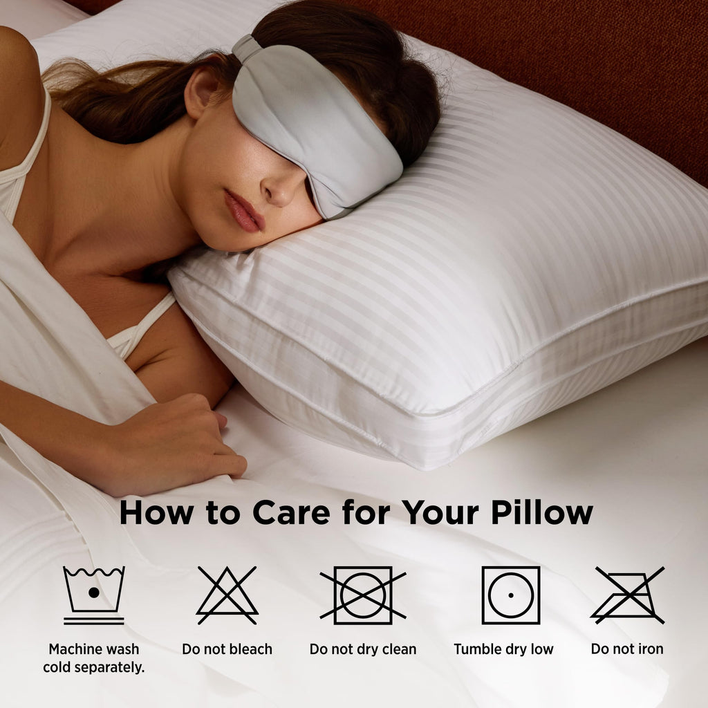 King Size Set of 2 Cotton Pillows U185229