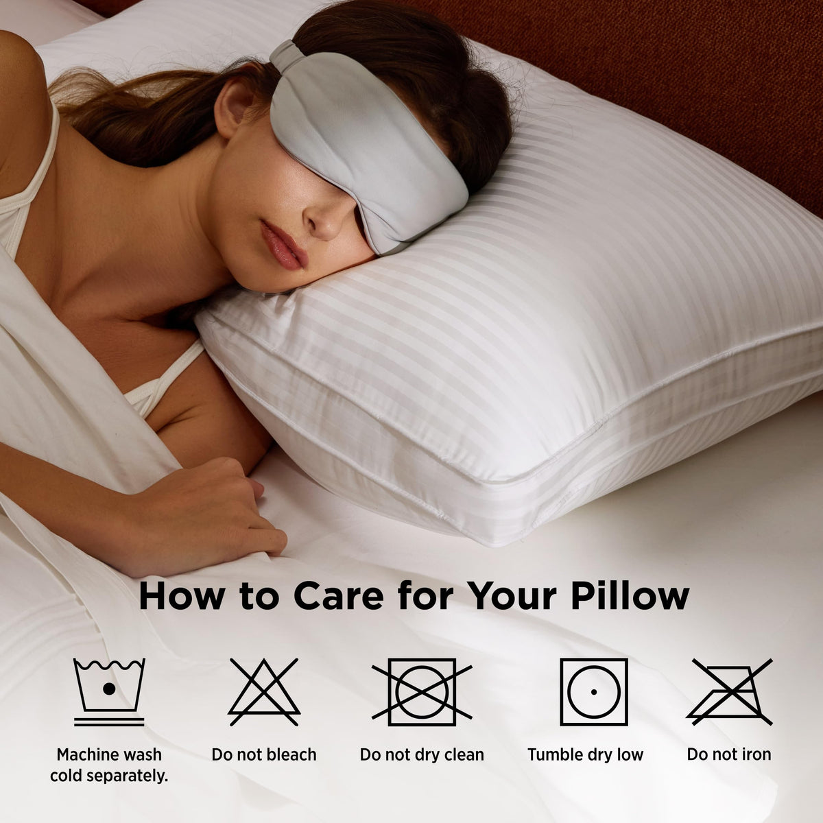 King Size Set of 2 Cotton Pillows U185229