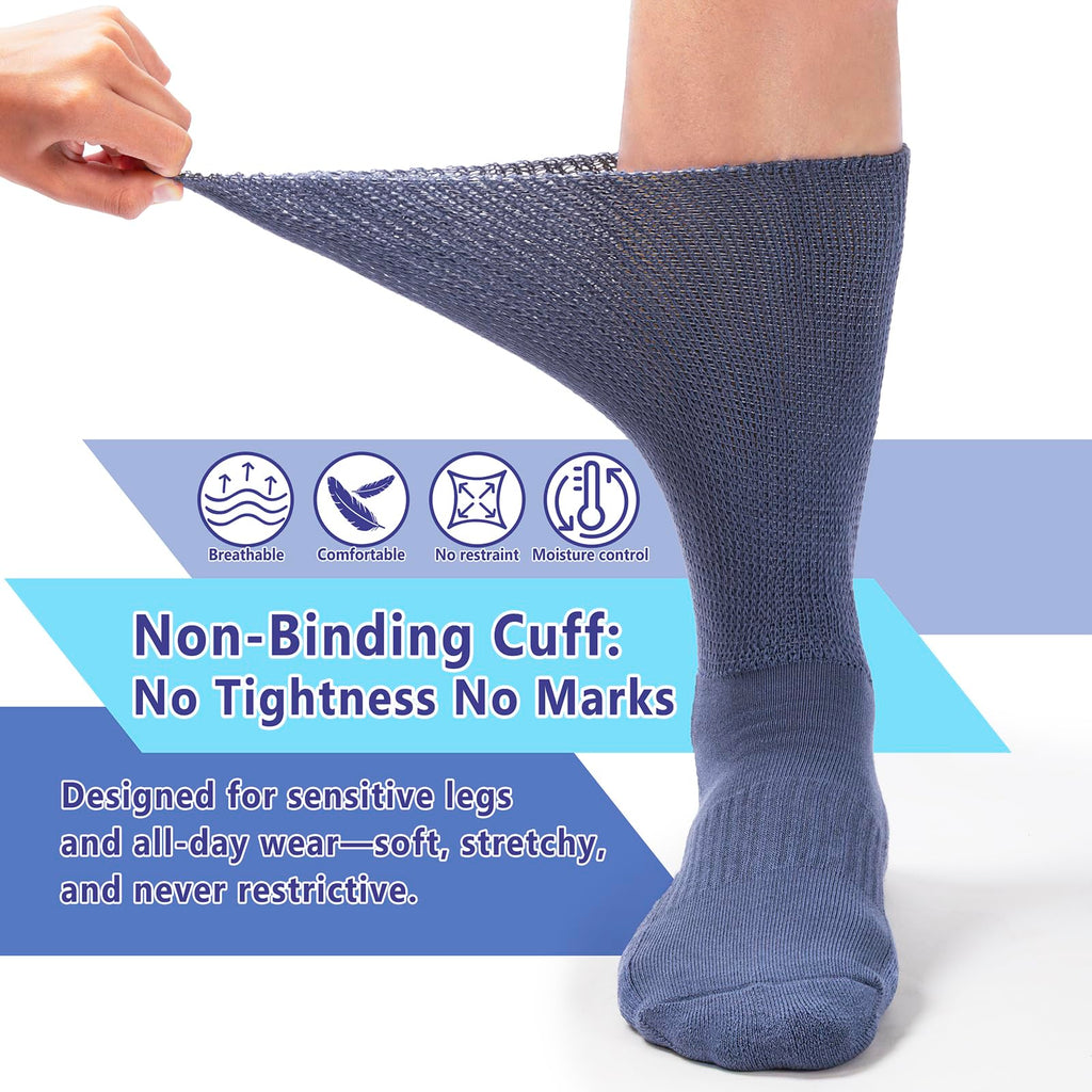 Viscose from Bamboo Crew Socks, 3 Pairs T189809
