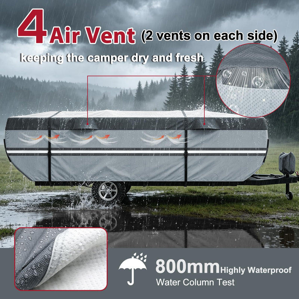 9 Layers Rip-Stop 14-16ft Pop Up Camper Cover K430522