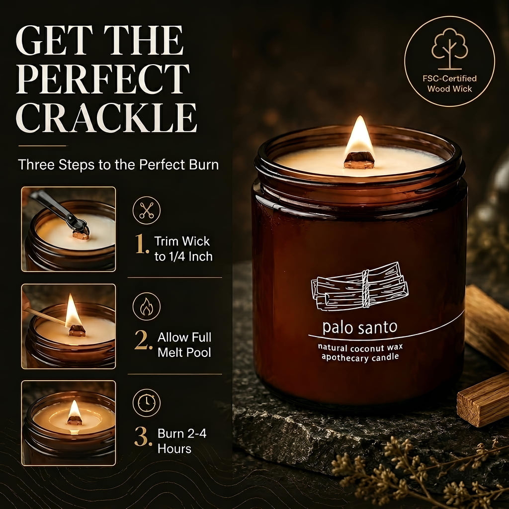 16 oz Wood Wick Candle T7787