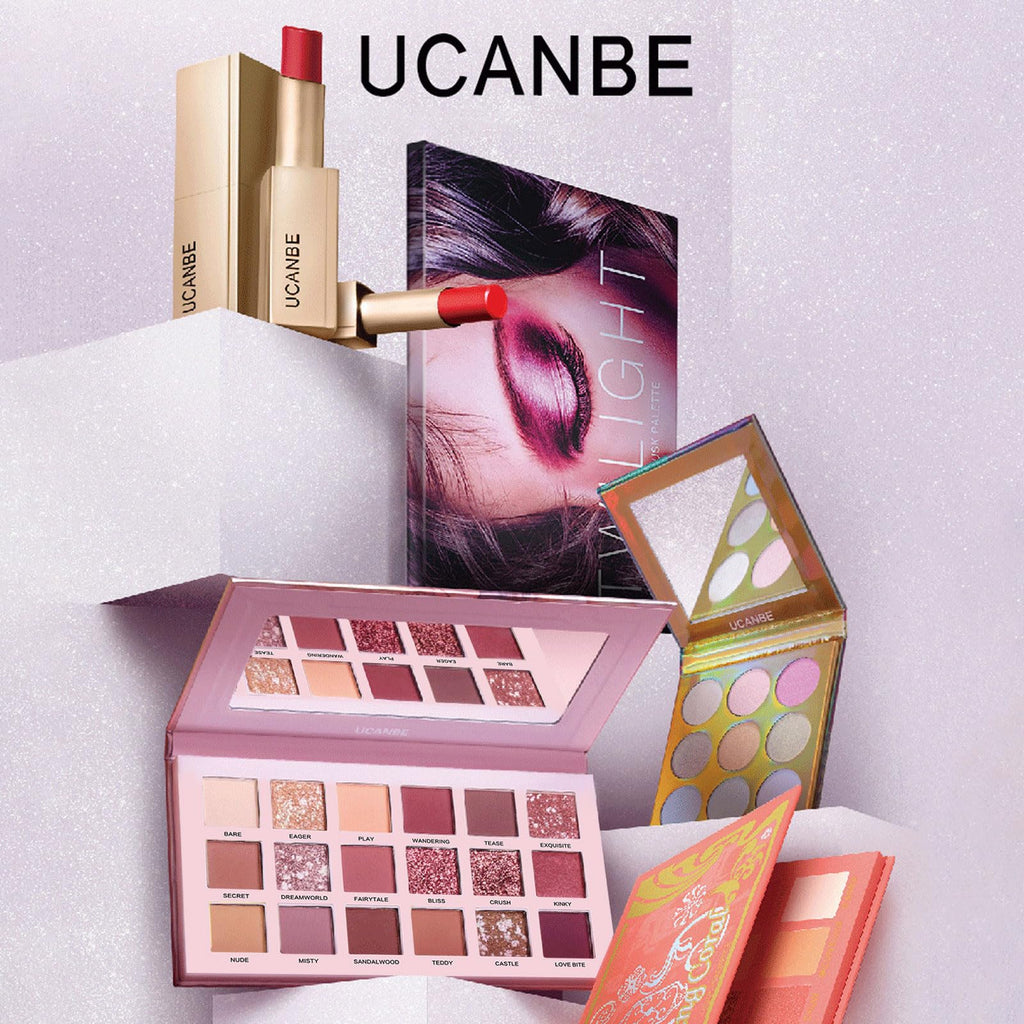 Nude Eyeshadow Palette Makeup Set, Matte Shimmer Glitter Pressed Pearl F54565