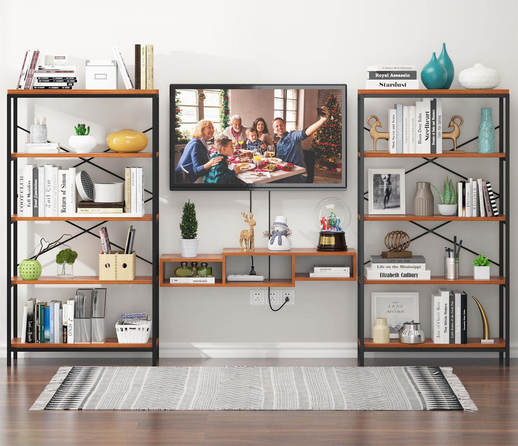 5 Tier Heavy Duty Freestanding Bookcase O492047