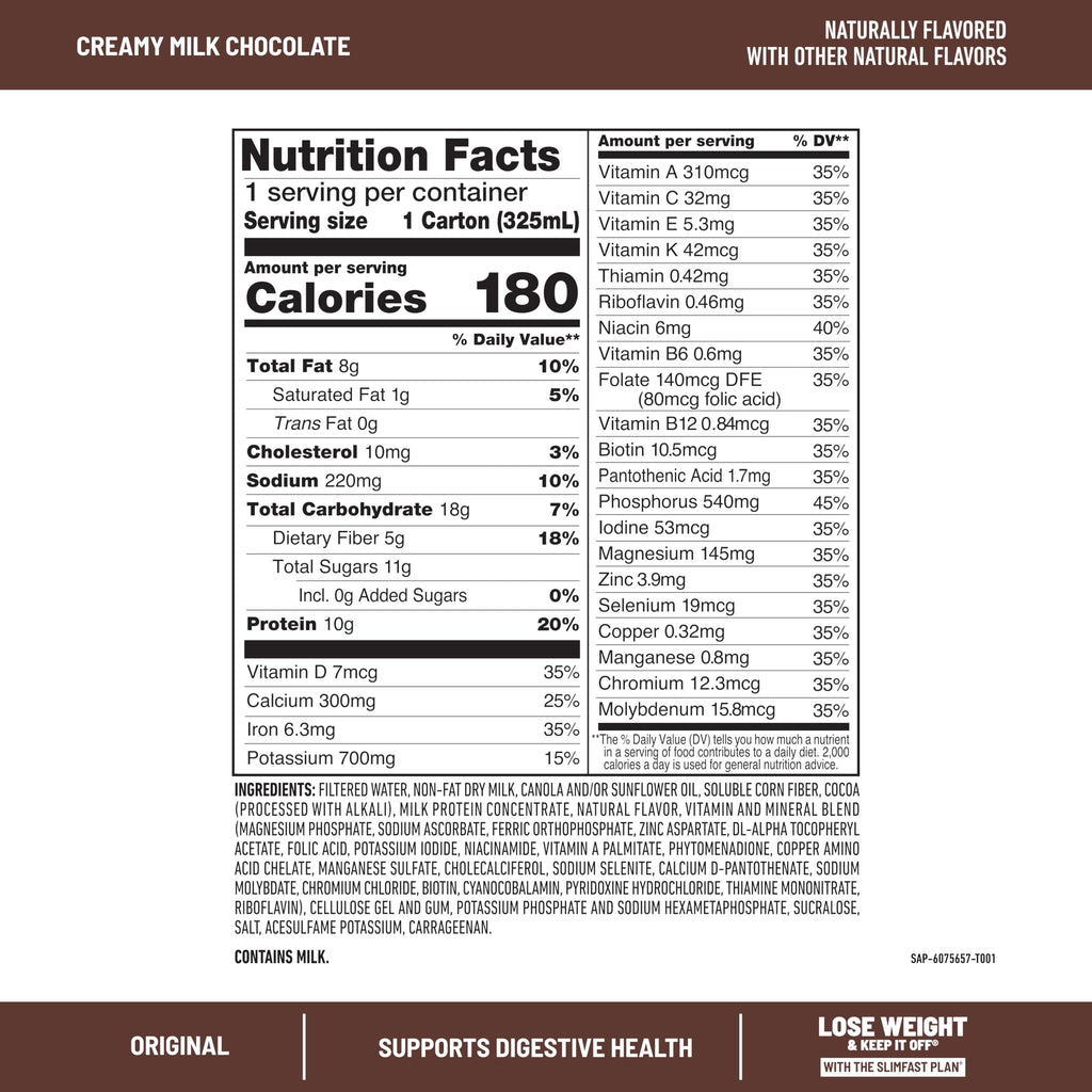 Meal Replacement Shake 11 Fl. Oz 12 Count B9565