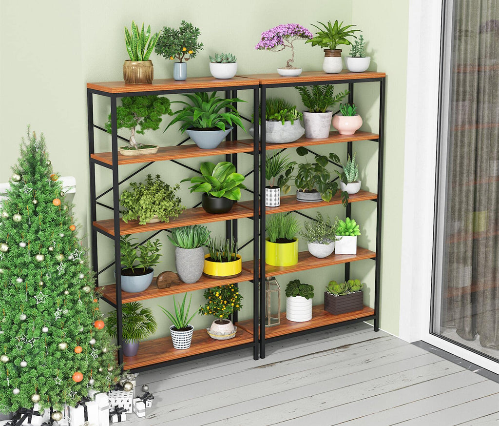 5 Tier Heavy Duty Freestanding Bookcase O492047