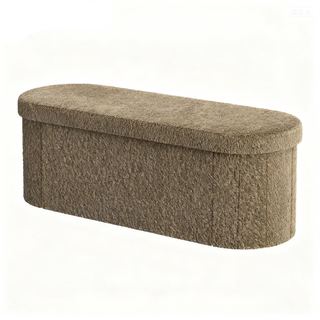 Oval Storage Ottoman C775