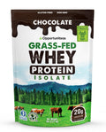 Chocolate Grass Fed Whey Protein Isolate Powder, 5 lb X70202