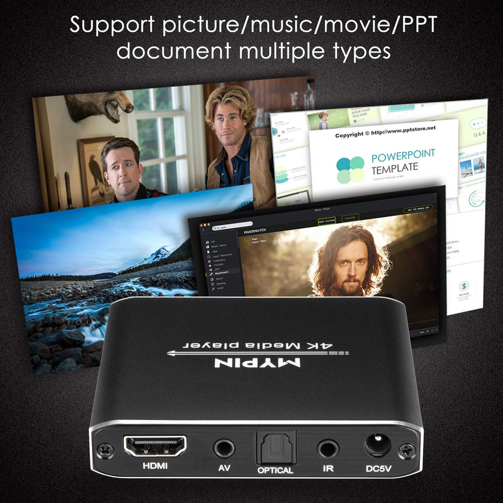 4K Media Player with Remote Control R6228