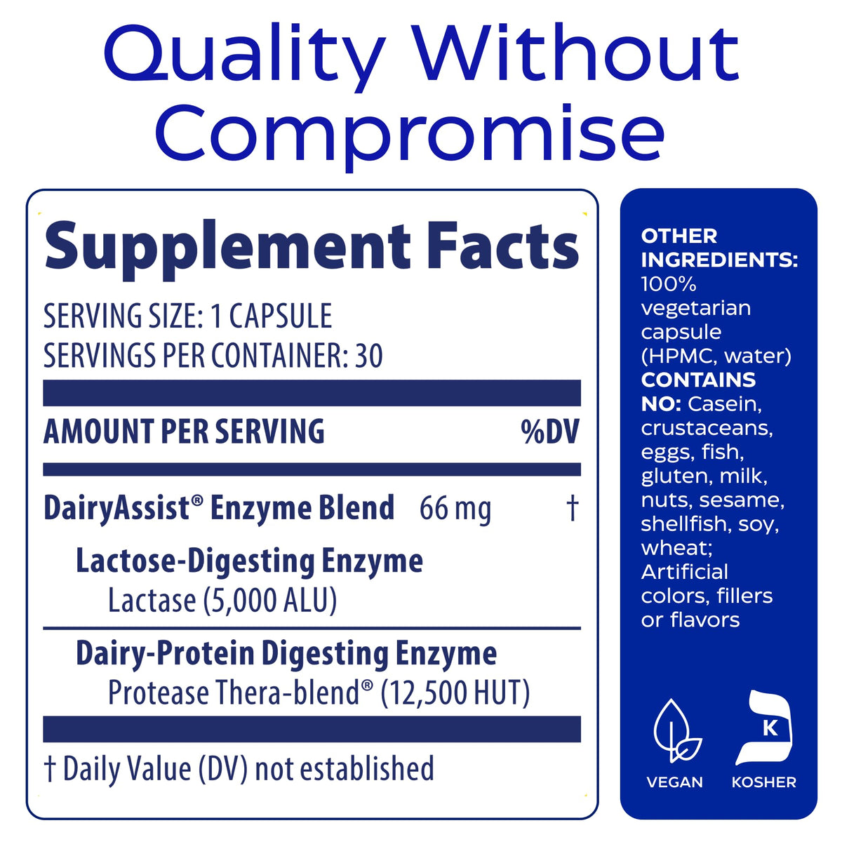 30 Capsules Digestive Enzymes F610232