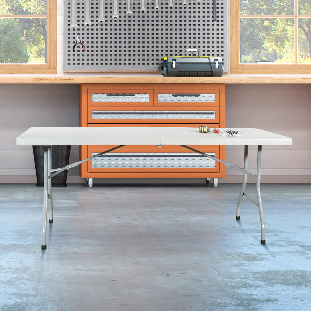 Resin 6 Feet Folding Table Q8058