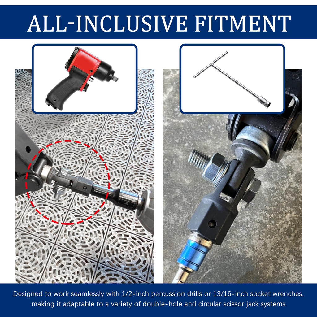 Scissor Jack Adapter for 1/2" Impact Drills O18399
