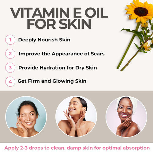100% Natural Organic Vitamin E Oil 1 oz O27319