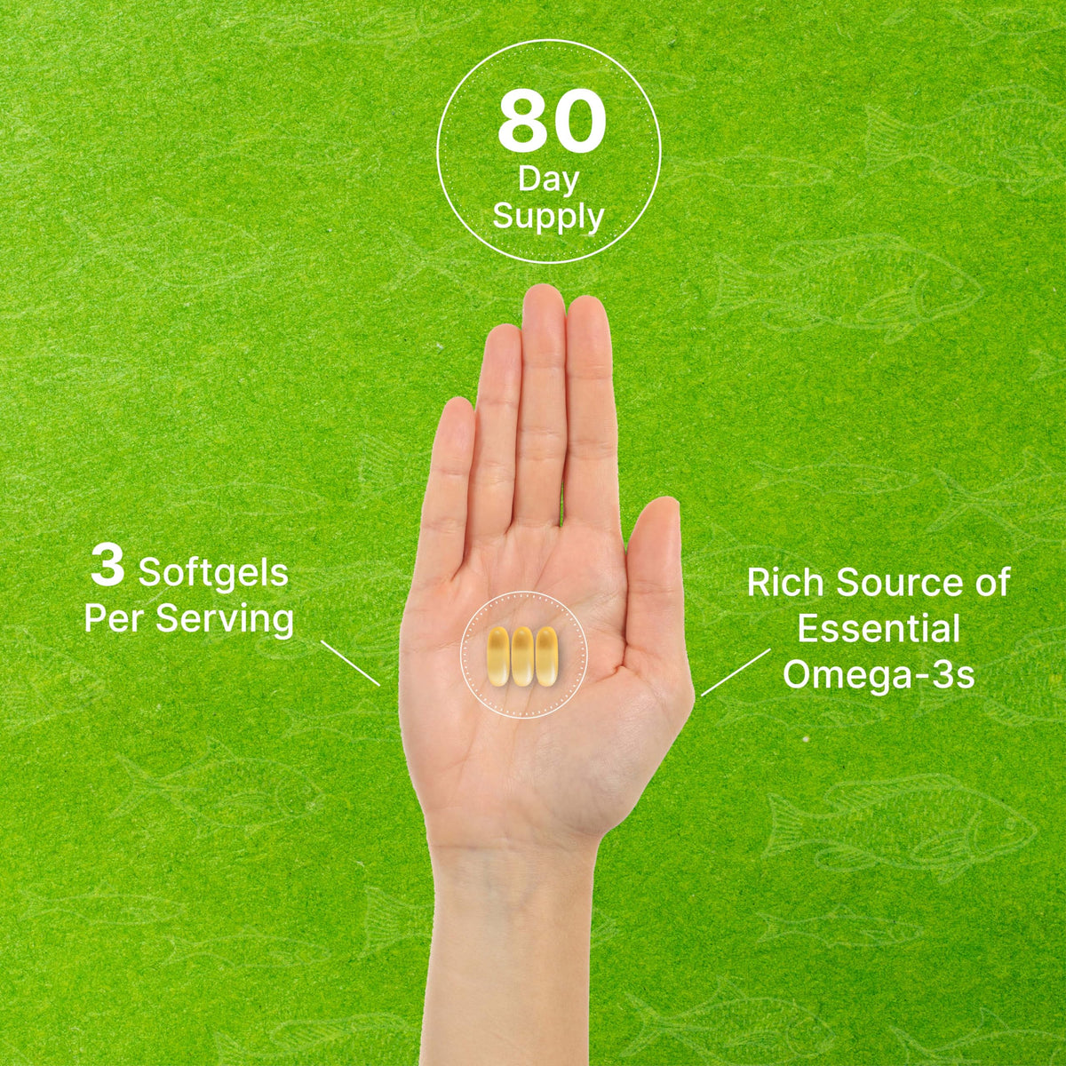 Omega 3 Fish Oil 3,000mg 240 Softgels EPA DHA Lemon Flavored P56195