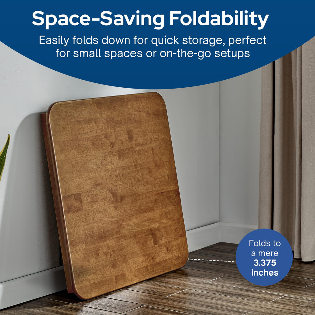 Fruitwood Wood Folding Table P283