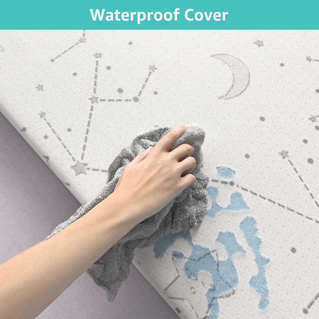 38x26 Waterproof Pack and Play Mattress Pad 2 Pack V3544