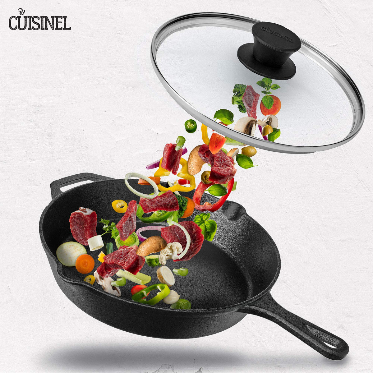12 inch Tempered Glass Lid Oven Safe W282